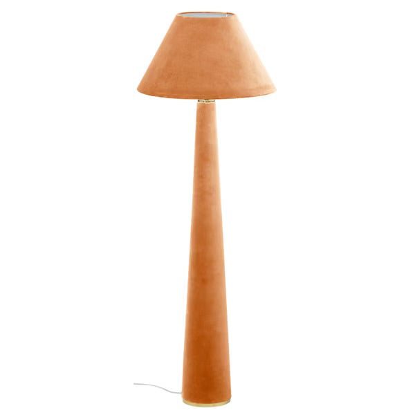 TOV-G18630 Graham Terracotta Velvet Floor Lamp