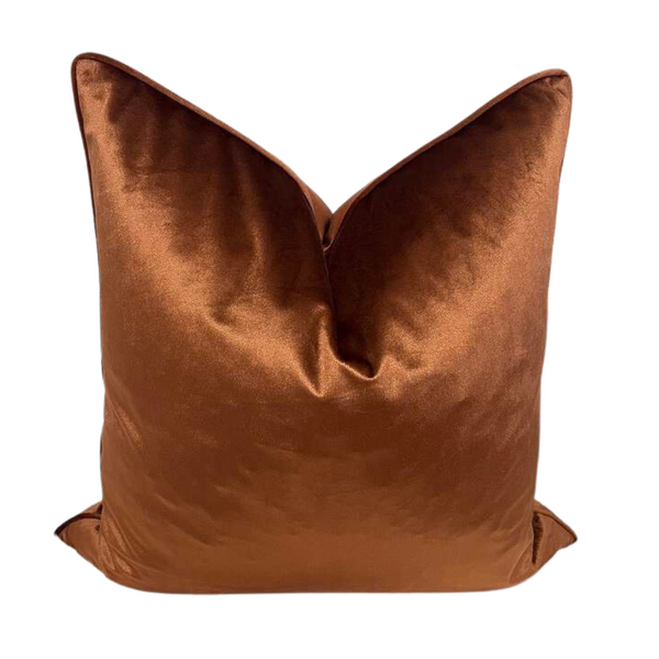 LUXE 22x22 PILLOW COVER-ORANGE