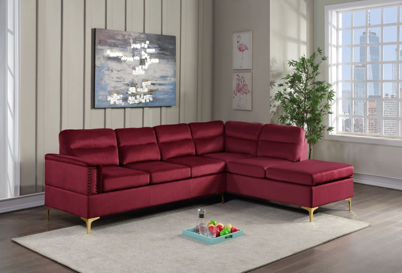 Vogue Red Sectional