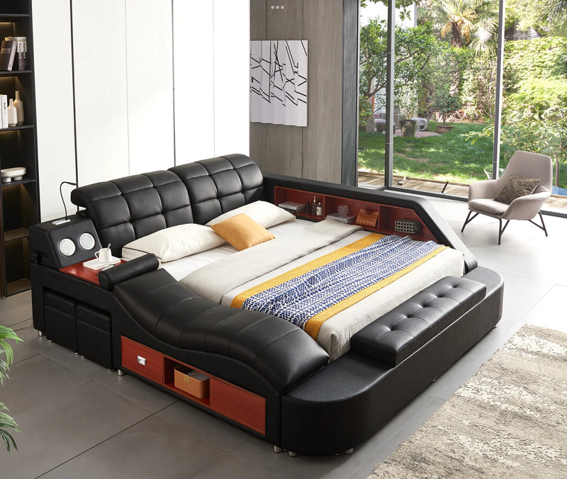 R9012B-K EASTERN BLACK KING BED