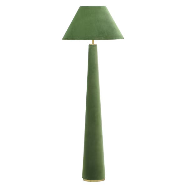 TOV-G18631 Graham Moss Green Velvet Floor Lamp