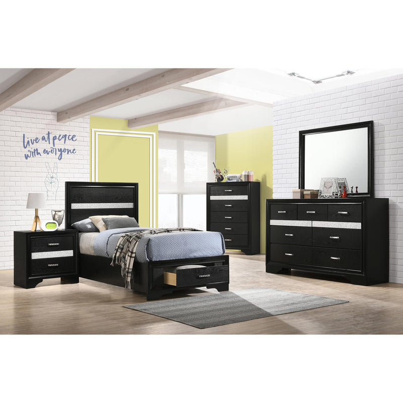 Coaster Furniture Miranda 206361T-S4 6 pc Twin Bedroom Set with Storage IMAGE 1