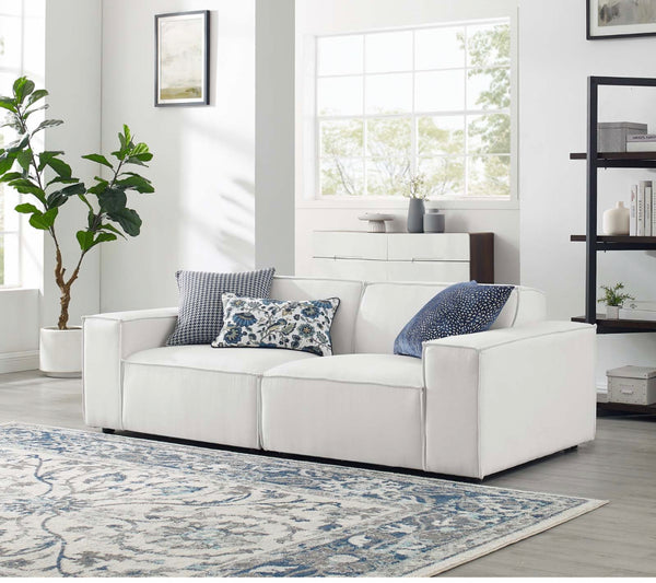 Restore 2-Piece WhiteSectional Sofa