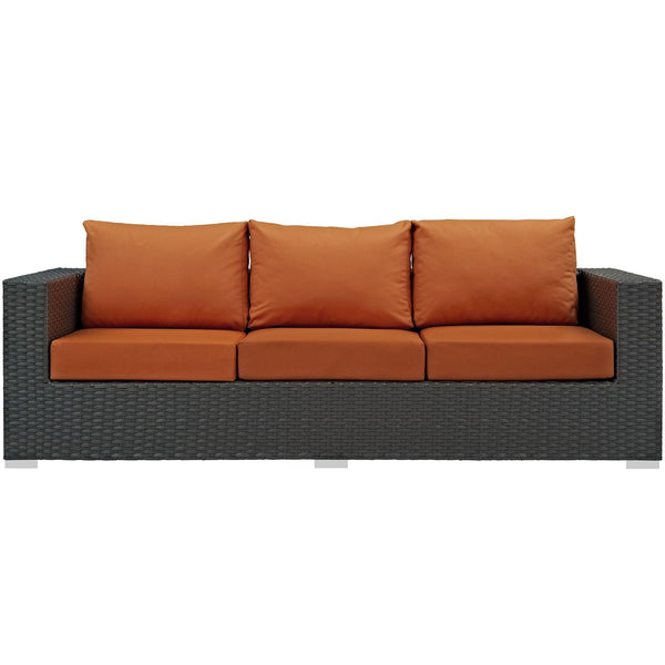 Modway Furniture Outdoor Seating Sofas EEI-1860-CHC-TUS IMAGE 1