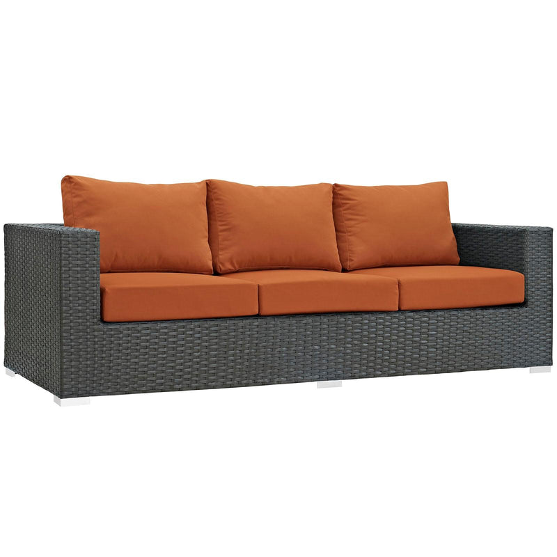 Modway Furniture Outdoor Seating Sofas EEI-1860-CHC-TUS IMAGE 2