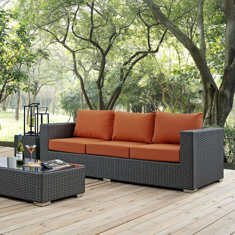 Modway Furniture Outdoor Seating Sofas EEI-1860-CHC-TUS IMAGE 5