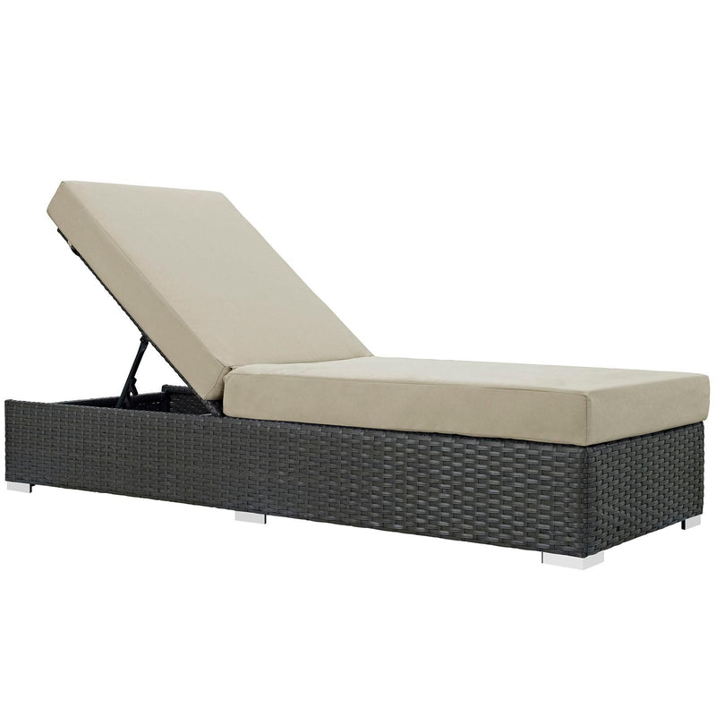 Modway Furniture Outdoor Seating Lounge Chairs EEI-1862-CHC-BEI IMAGE 1