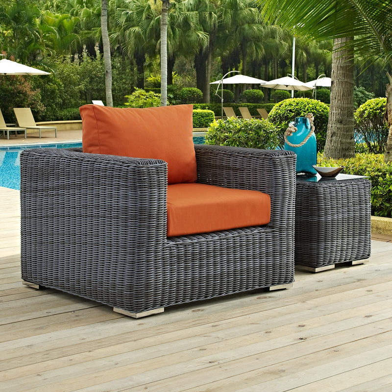 Modway Furniture Outdoor Seating Chairs EEI-1864-GRY-TUS IMAGE 2