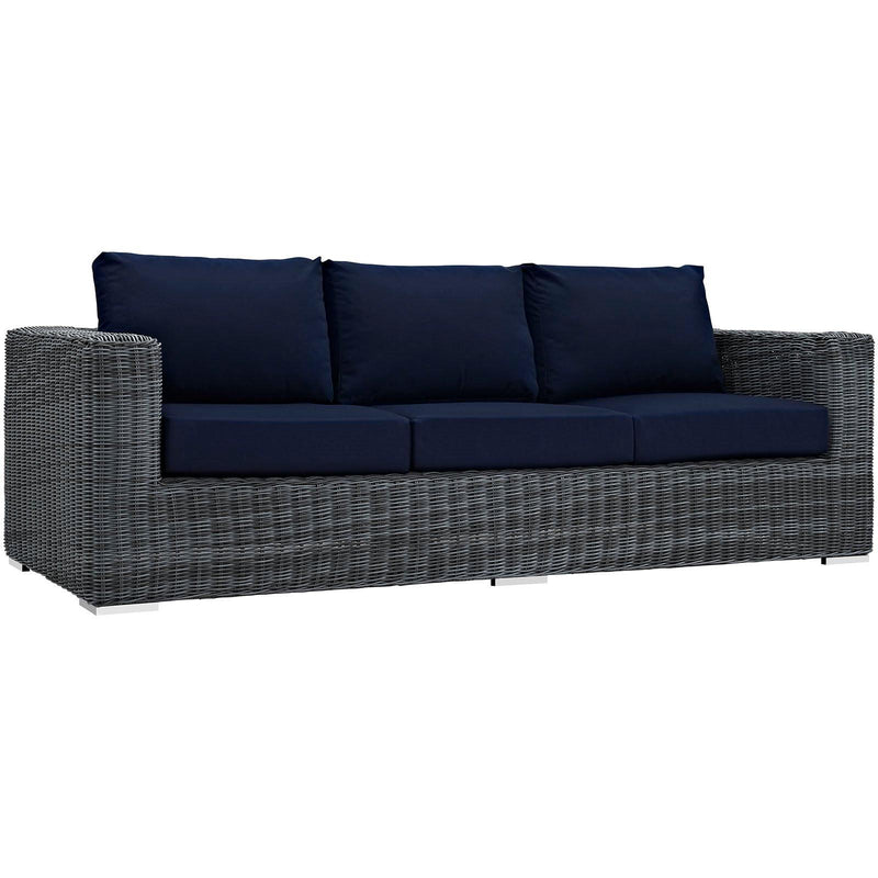 Modway Furniture Outdoor Seating Sofas EEI-1874-GRY-NAV IMAGE 2