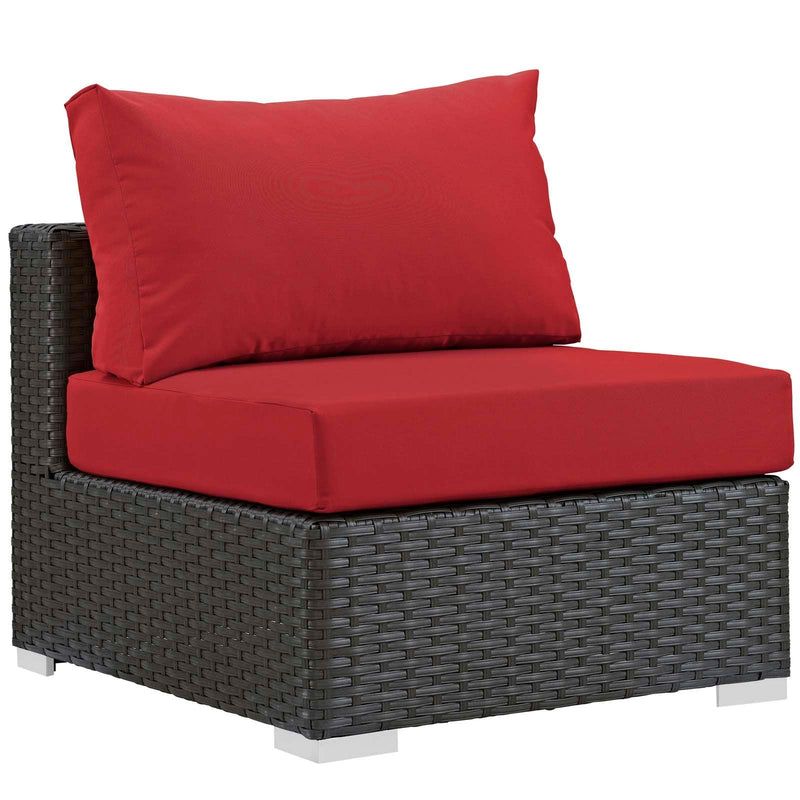 Modway Furniture Outdoor Seating Sets EEI-1878-CHC-RED-SET IMAGE 6