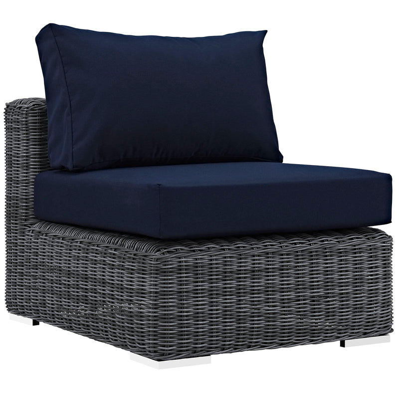 Modway Furniture Outdoor Seating Sets EEI-1904-GRY-NAV-SET IMAGE 3