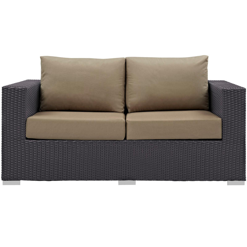 Modway Furniture Outdoor Seating Loveseats EEI-1907-EXP-MOC IMAGE 1