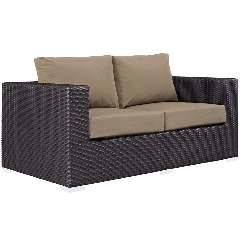 Modway Furniture Outdoor Seating Loveseats EEI-1907-EXP-MOC IMAGE 2