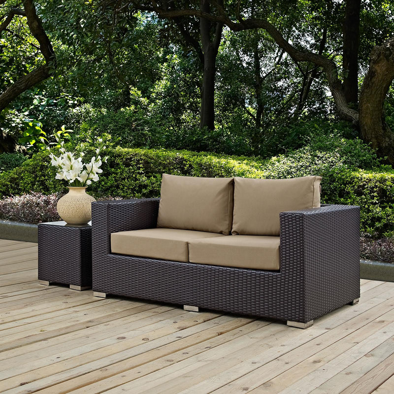 Modway Furniture Outdoor Seating Loveseats EEI-1907-EXP-MOC IMAGE 5