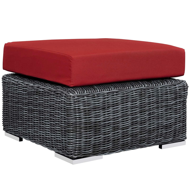 Modway Furniture Outdoor Seating Sets EEI-1905-GRY-RED-SET IMAGE 5