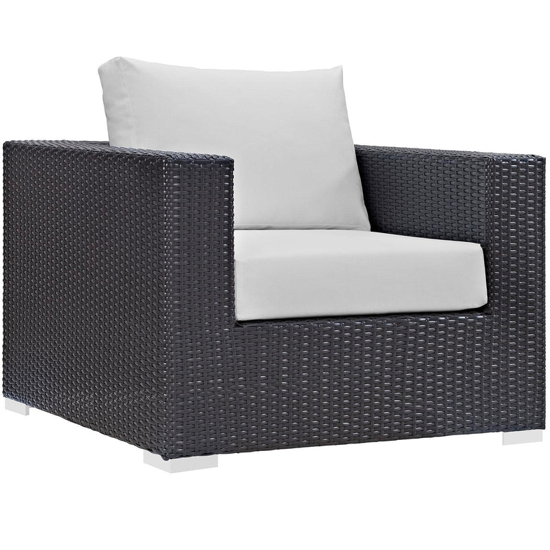 Modway Furniture Outdoor Seating Sets EEI-2158-EXP-WHI-SET IMAGE 5