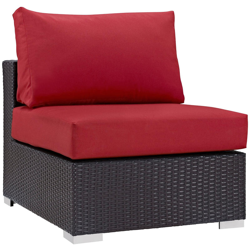 Modway Furniture Outdoor Seating Sets EEI-2163-EXP-RED-SET IMAGE 4