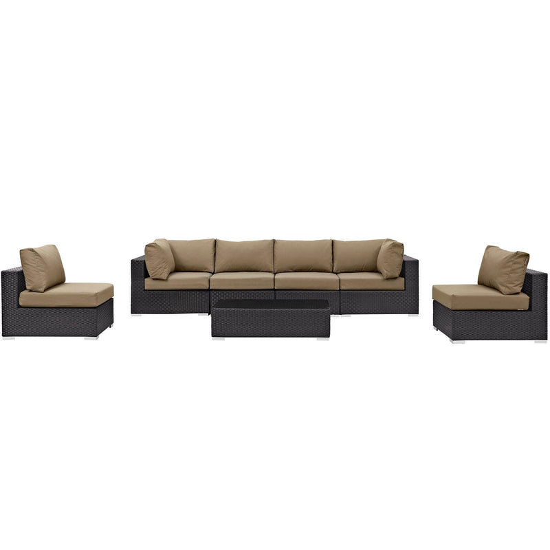 Modway Furniture Outdoor Seating Sets EEI-2164-EXP-MOC-SET IMAGE 1