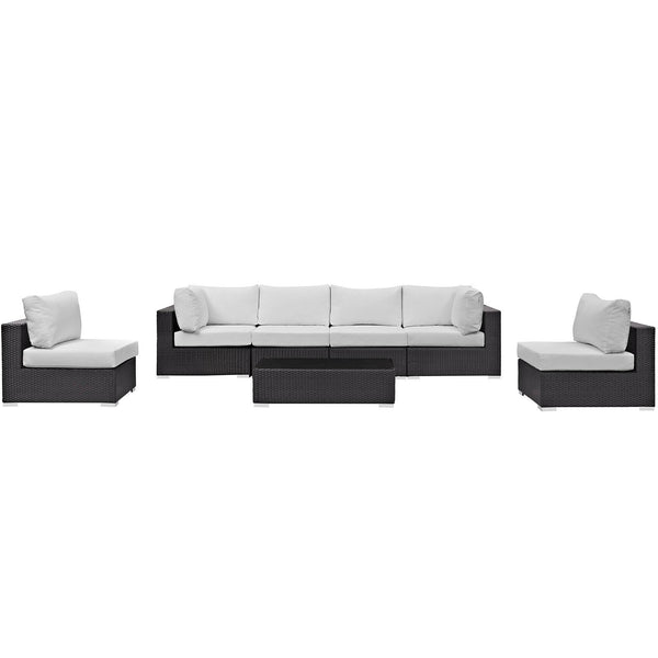 Modway Furniture Outdoor Seating Sets EEI-2164-EXP-WHI-SET IMAGE 1