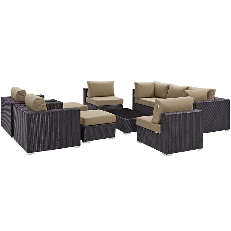 Modway Furniture Outdoor Seating Sets EEI-2169-EXP-MOC-SET IMAGE 1