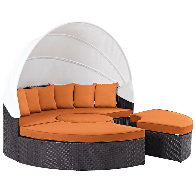 Modway Furniture Outdoor Seating Daybed EEI-2173-EXP-ORA-SET IMAGE 3