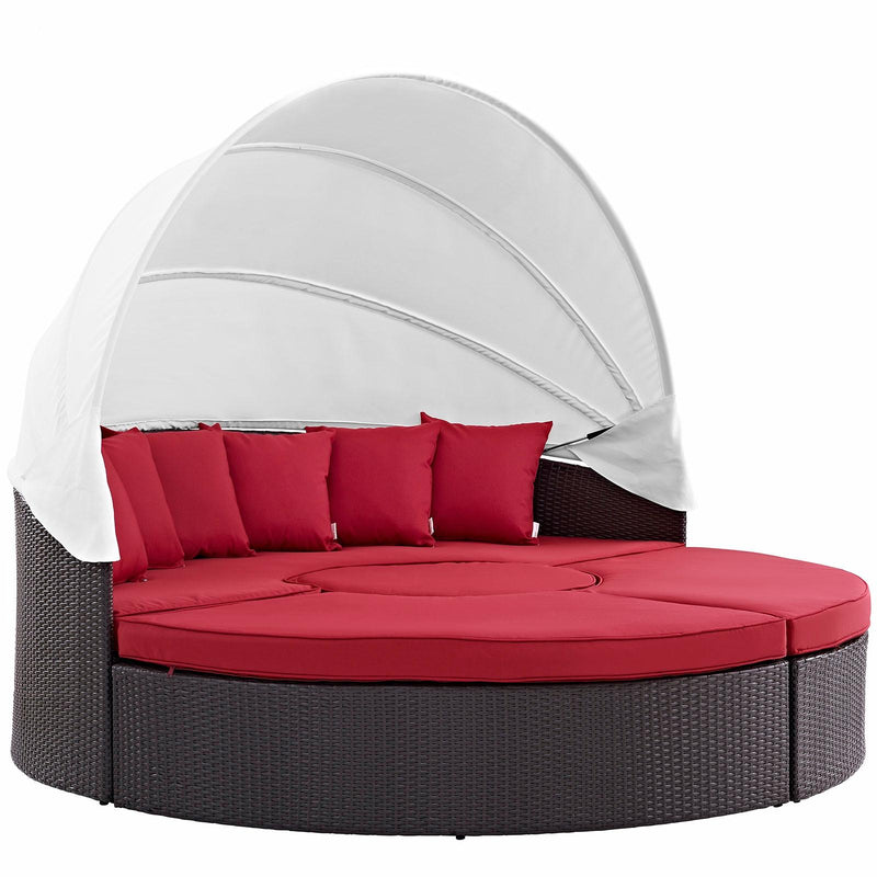 Modway Furniture Outdoor Seating Daybed EEI-2173-EXP-RED-SET IMAGE 2