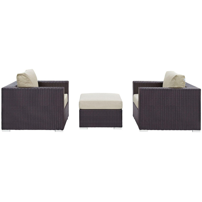 Modway Furniture Outdoor Seating Sets EEI-2174-EXP-BEI-SET IMAGE 3