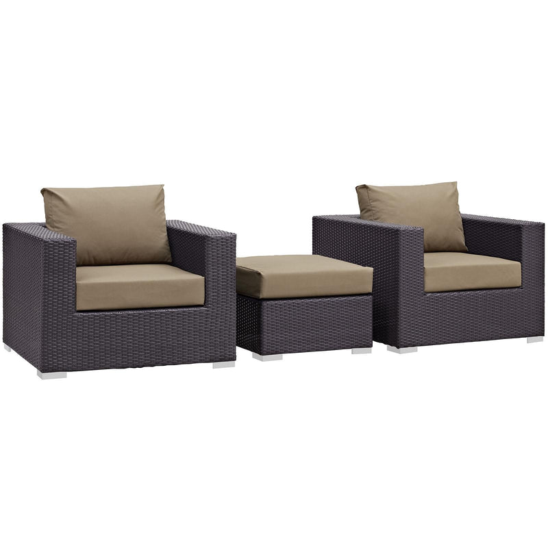 Modway Furniture Outdoor Seating Sets EEI-2174-EXP-MOC-SET IMAGE 2