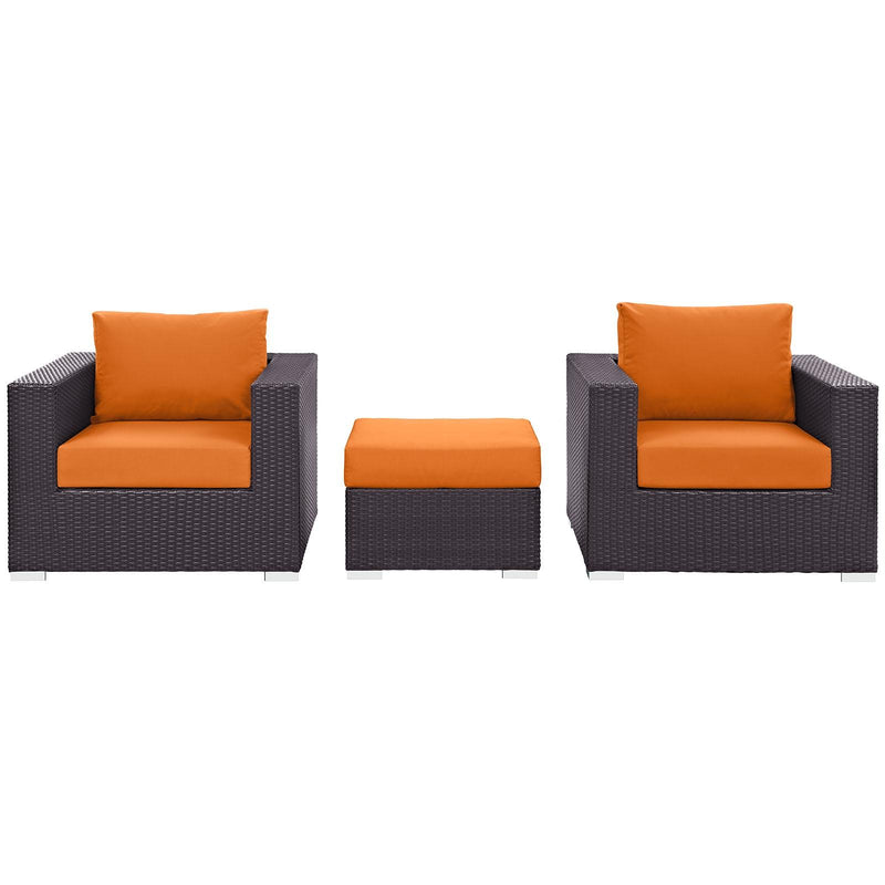 Modway Furniture Outdoor Seating Sets EEI-2174-EXP-ORA-SET IMAGE 1