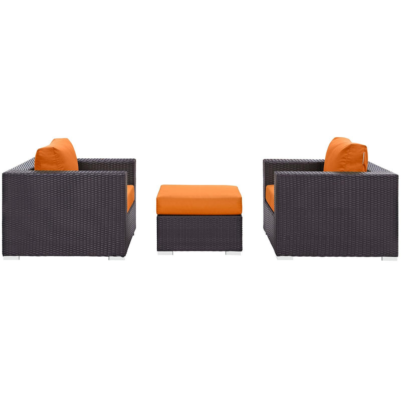 Modway Furniture Outdoor Seating Sets EEI-2174-EXP-ORA-SET IMAGE 3