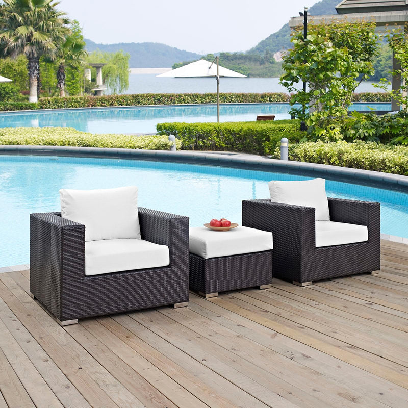 Modway Furniture Outdoor Seating Sets EEI-2174-EXP-WHI-SET IMAGE 6