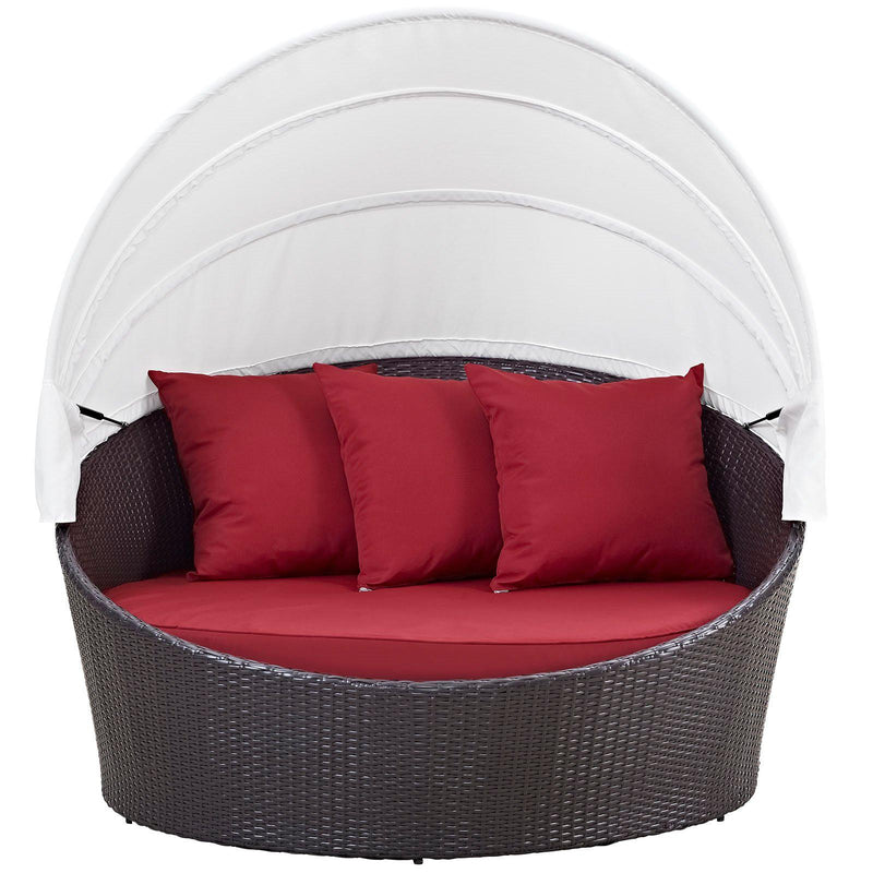 Modway Furniture Outdoor Seating Daybed EEI-2175-EXP-RED IMAGE 1