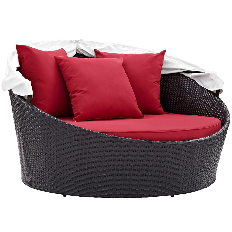 Modway Furniture Outdoor Seating Daybed EEI-2175-EXP-RED IMAGE 3