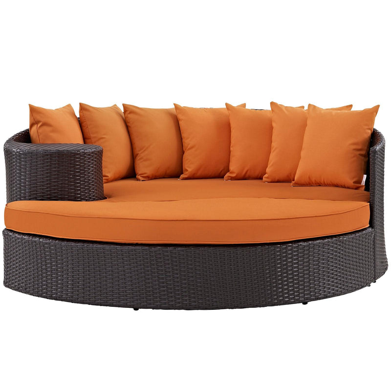 Modway Furniture Outdoor Seating Daybed EEI-2176-EXP-ORA IMAGE 1