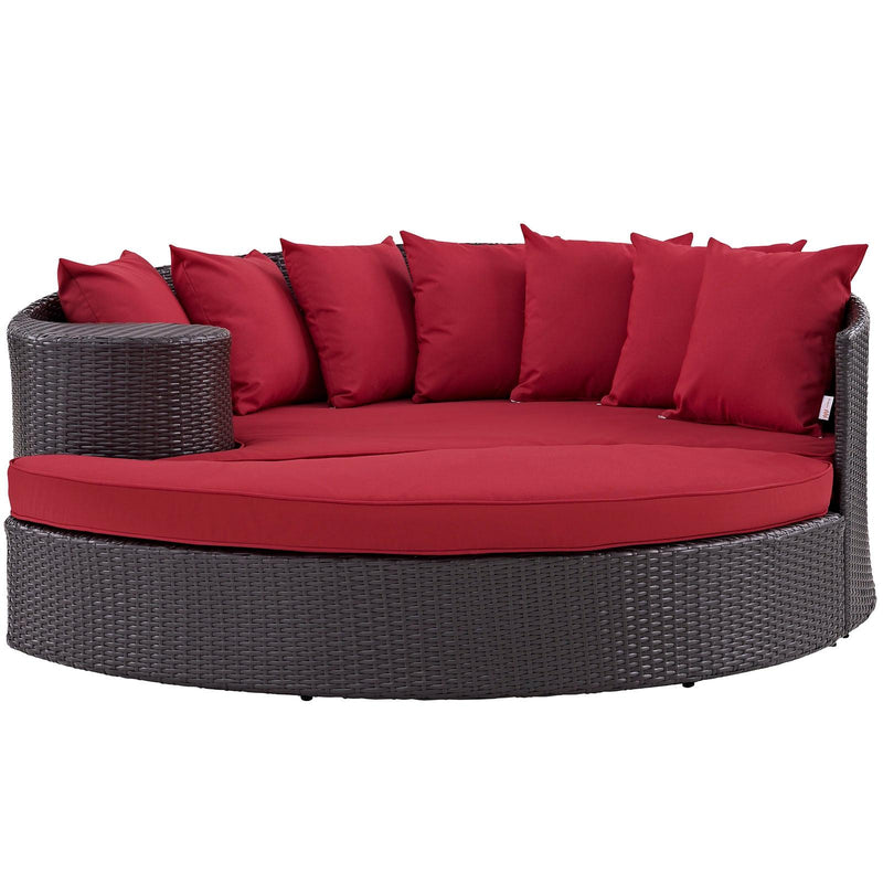 Modway Furniture Outdoor Seating Daybed EEI-2176-EXP-RED IMAGE 1