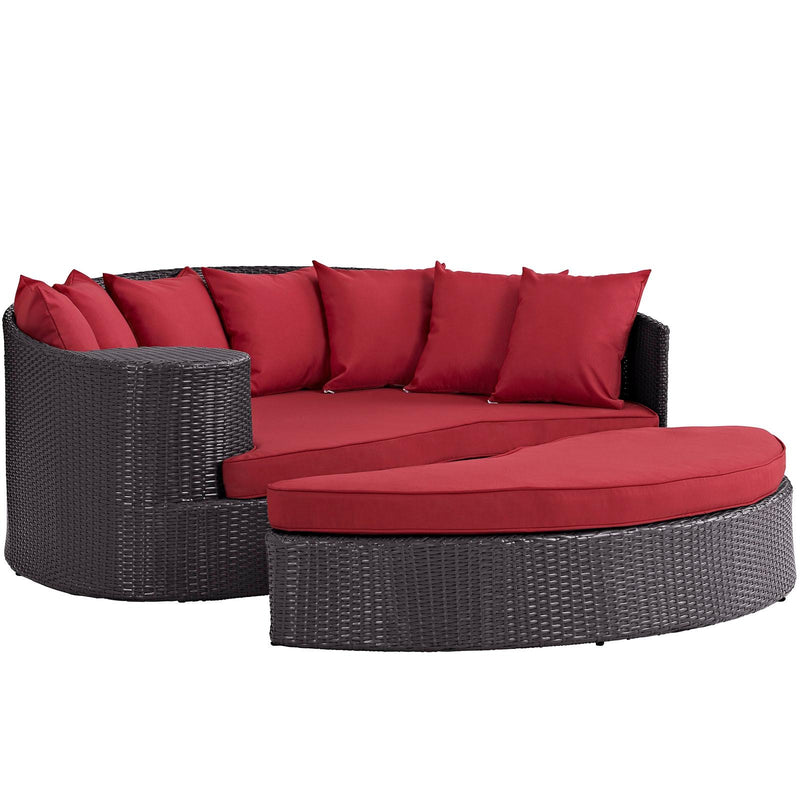 Modway Furniture Outdoor Seating Daybed EEI-2176-EXP-RED IMAGE 2