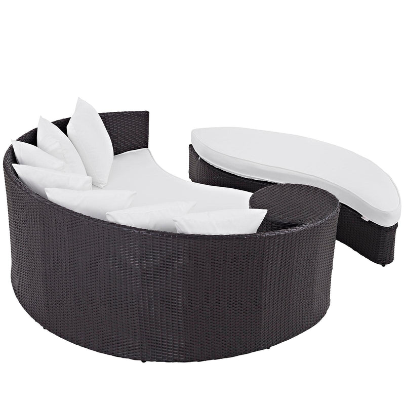 Modway Furniture Outdoor Seating Daybed EEI-2176-EXP-WHI IMAGE 3