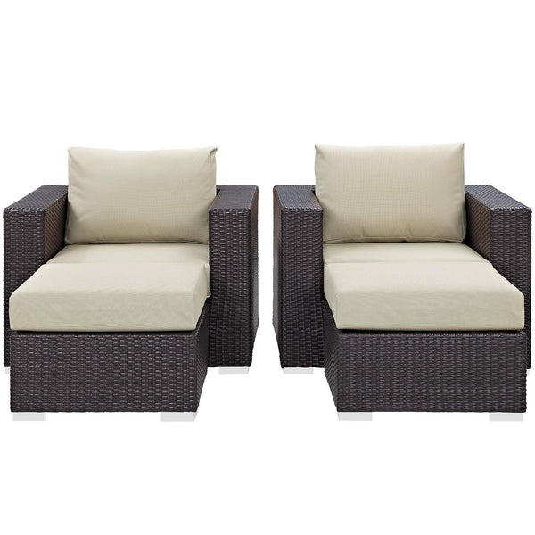 Modway Furniture Outdoor Seating Sets EEI-2202-EXP-BEI-SET IMAGE 1