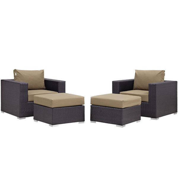 Modway Furniture Outdoor Seating Sets EEI-2202-EXP-MOC-SET IMAGE 1