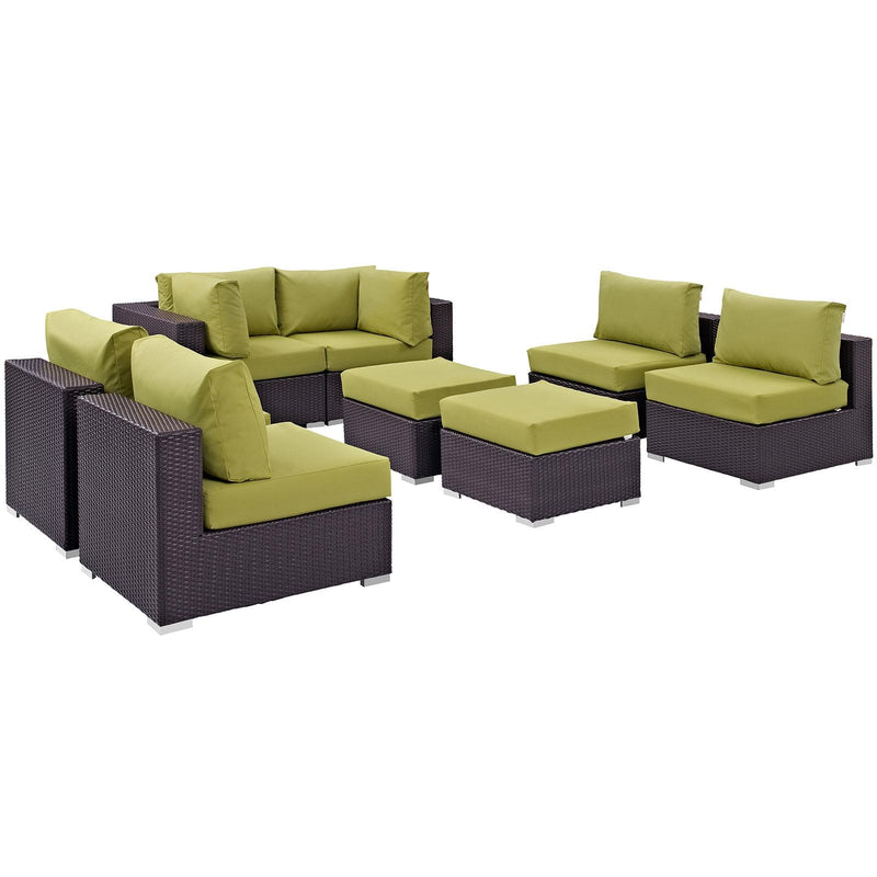 Modway Furniture Outdoor Seating Sets EEI-2204-EXP-PER-SET IMAGE 2