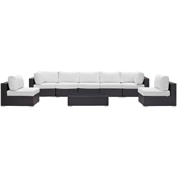 Modway Furniture Outdoor Seating Sets EEI-2205-EXP-WHI-SET IMAGE 1