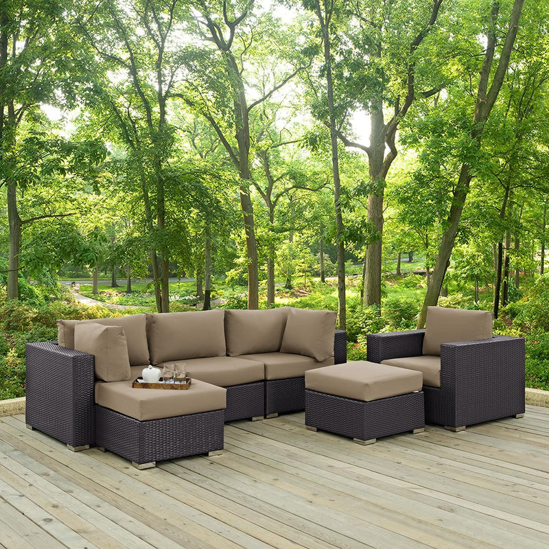 Modway Furniture Outdoor Seating Sets EEI-2207-EXP-MOC-SET IMAGE 8