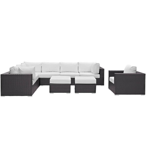 Modway Furniture Outdoor Seating Sets EEI-2208-EXP-WHI-SET IMAGE 1