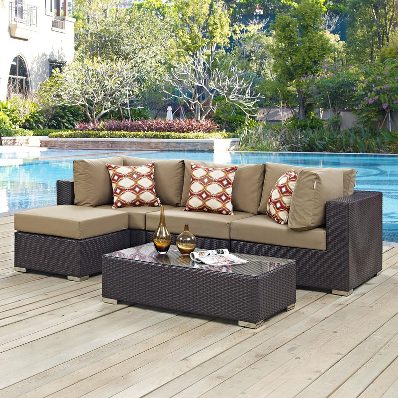 Modway Furniture Outdoor Seating Sets EEI-2362-EXP-MOC-SET IMAGE 6