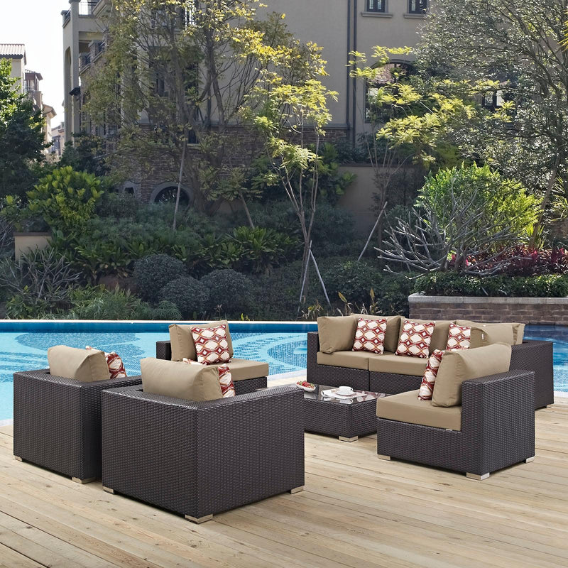 Modway Furniture Outdoor Seating Sets EEI-2368-EXP-MOC-SET IMAGE 6