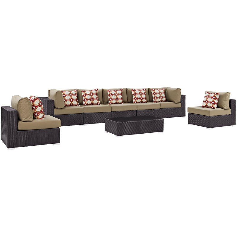 Modway Furniture Outdoor Seating Sets EEI-2370-EXP-MOC-SET IMAGE 1