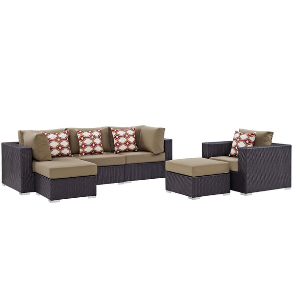 Modway Furniture Outdoor Seating Sets EEI-2372-EXP-MOC-SET IMAGE 1