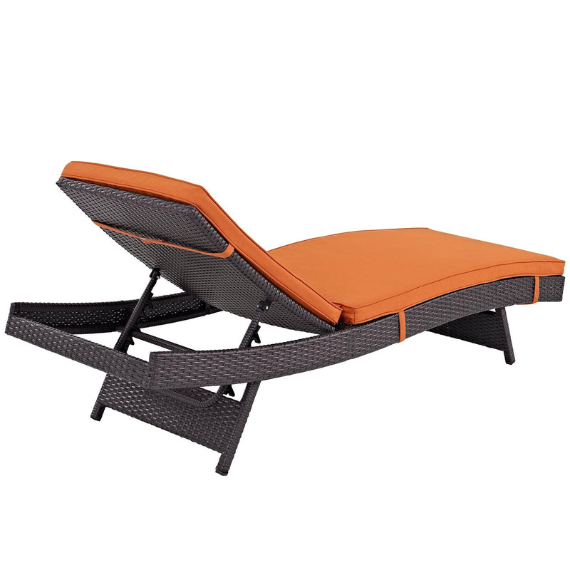 Modway Furniture Outdoor Seating Chaises EEI-2428-EXP-ORA-SET IMAGE 3