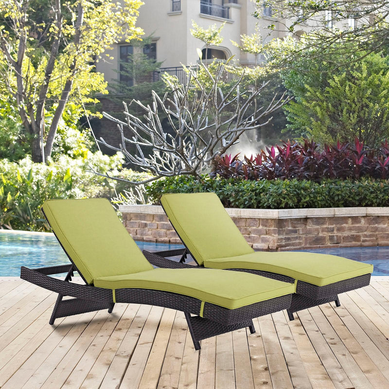 Modway Furniture Outdoor Seating Chaises EEI-2428-EXP-PER-SET IMAGE 4