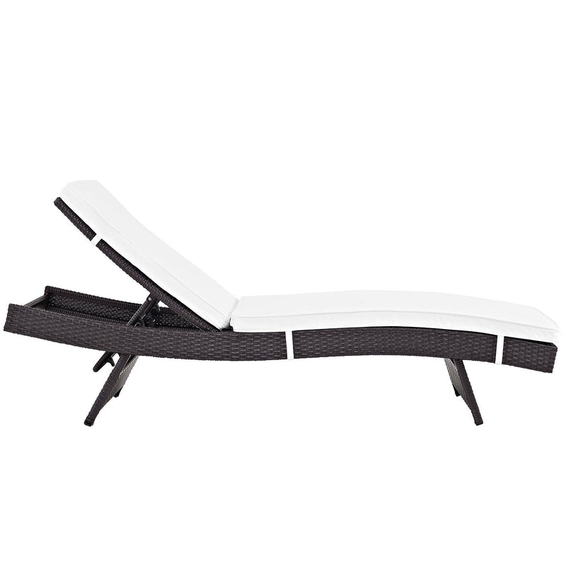 Modway Furniture Outdoor Seating Chaises EEI-2428-EXP-WHI-SET IMAGE 2